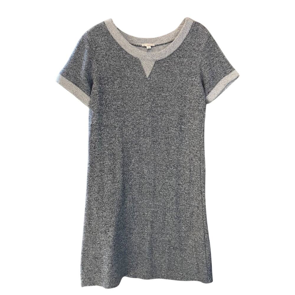 GAP Womenâs Heather Gray Crew Neck Short Sleeve Sweater Short Dress | Size Small